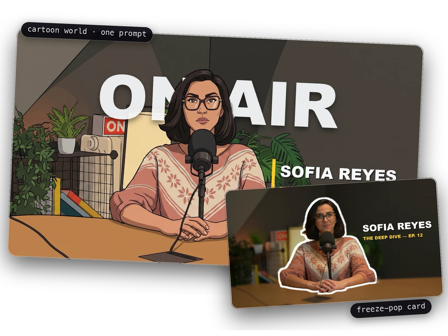 Podcast & Studio made with CoAnimator