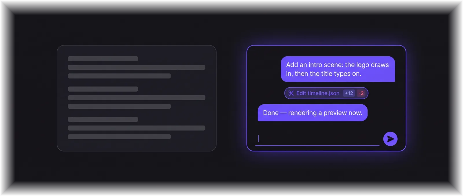 Agentic video creation