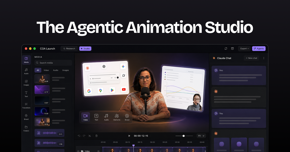 CoAnimator — The Agentic AI Animation Studio
